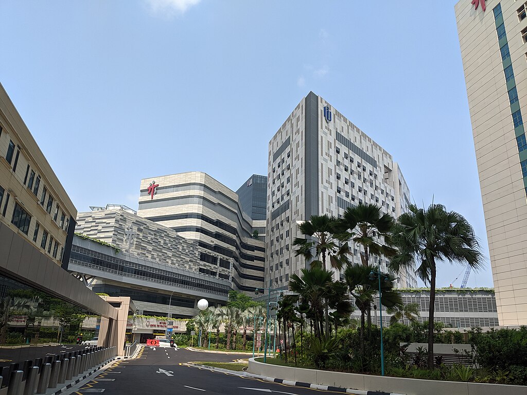 A view of the National Centre for Infectious Diseases and Centre for Healthcare Innovation in Singapore, site of the Sing-CoV human challenge study.
