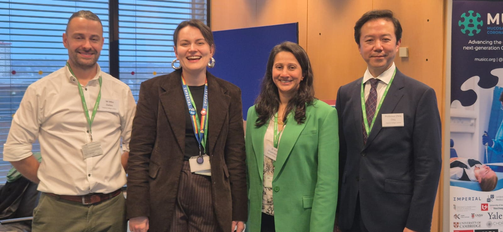 Photo of MUSICC consortium members at the CEPI investor event